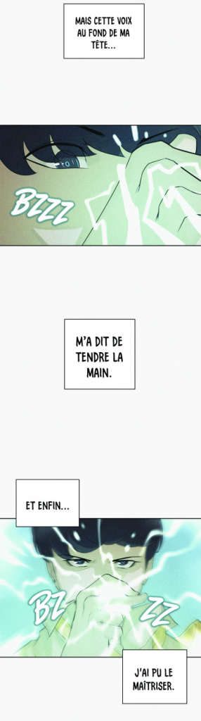 Extrait de Book Eater, webtoon traduit et adapté par Babel Gomme